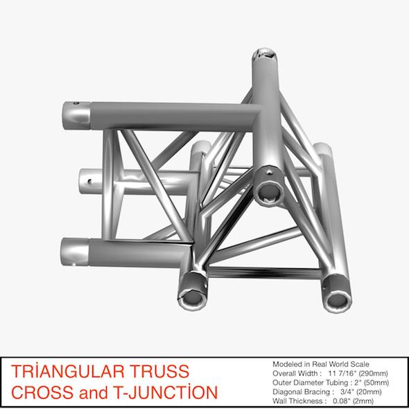 Triangular Truss Cros - 3Docean 24431730