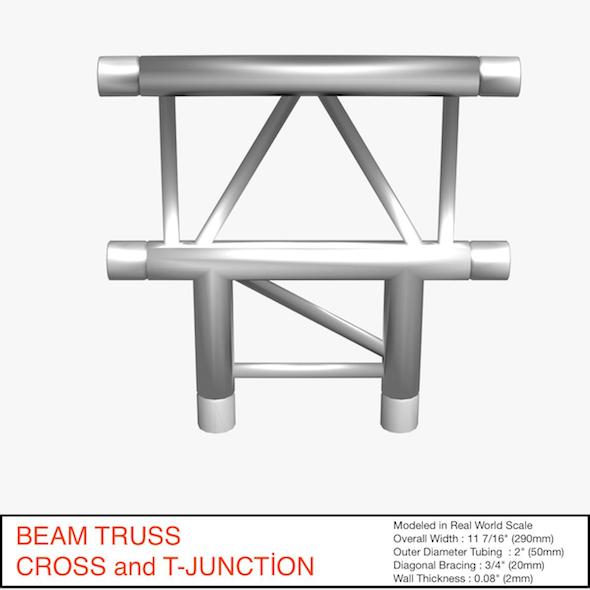 Beam Truss Cross - 3Docean 24431783