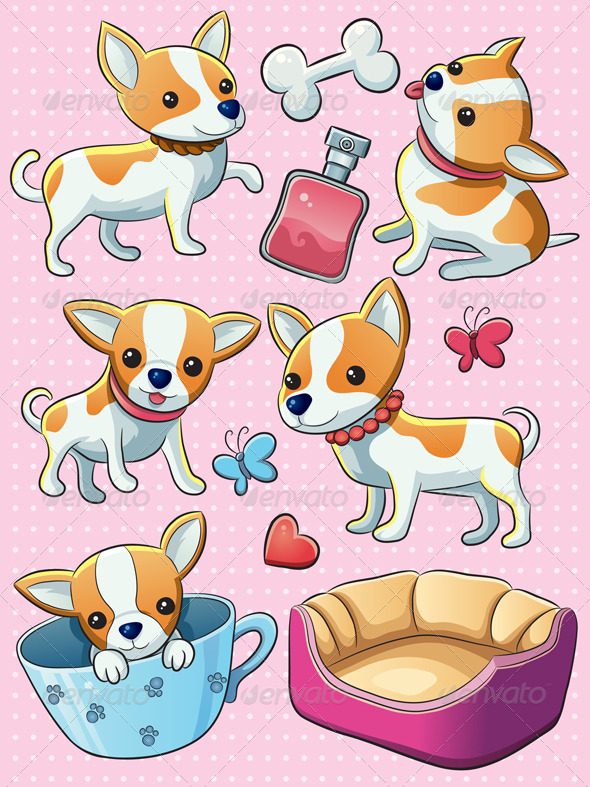 Download Chihuahua Puppy AI EPS Vector