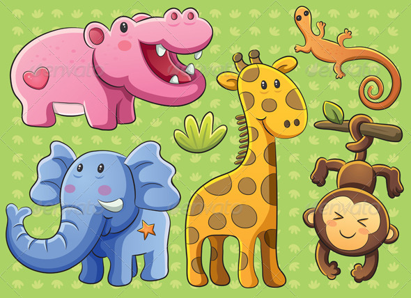 Cute Animals Collection - Animals Characters