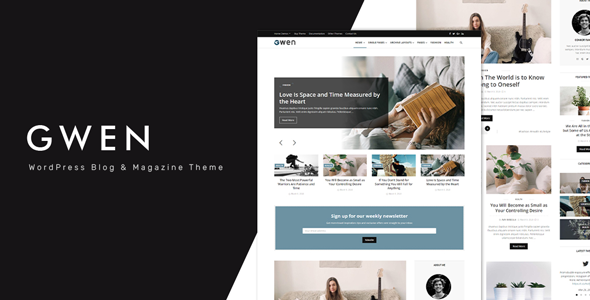 Gwen – Creative Personal WordPress Blog Theme