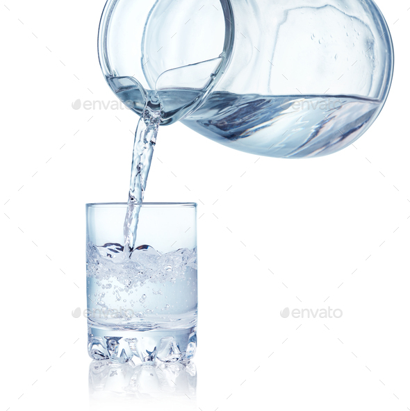 Pouring water - Stock Photo - Images