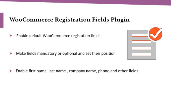 WooCommerce Registration Plugin - CodeCanyon 21831247