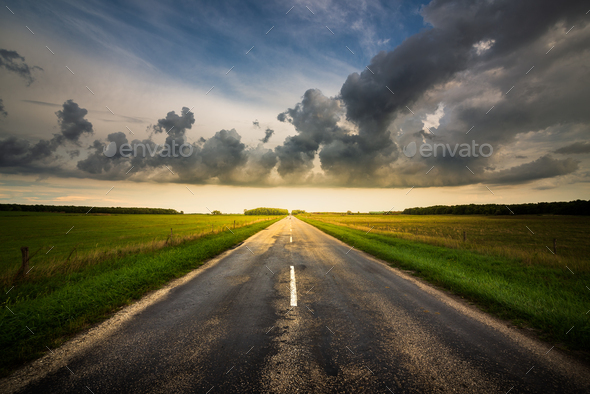 Country road - Stock Photo - Images