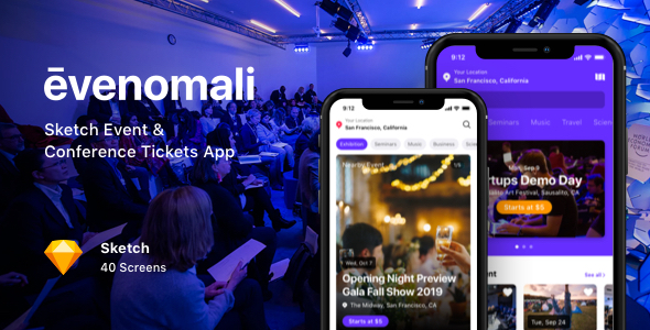 Evenomali - Sketch - ThemeForest 24439274