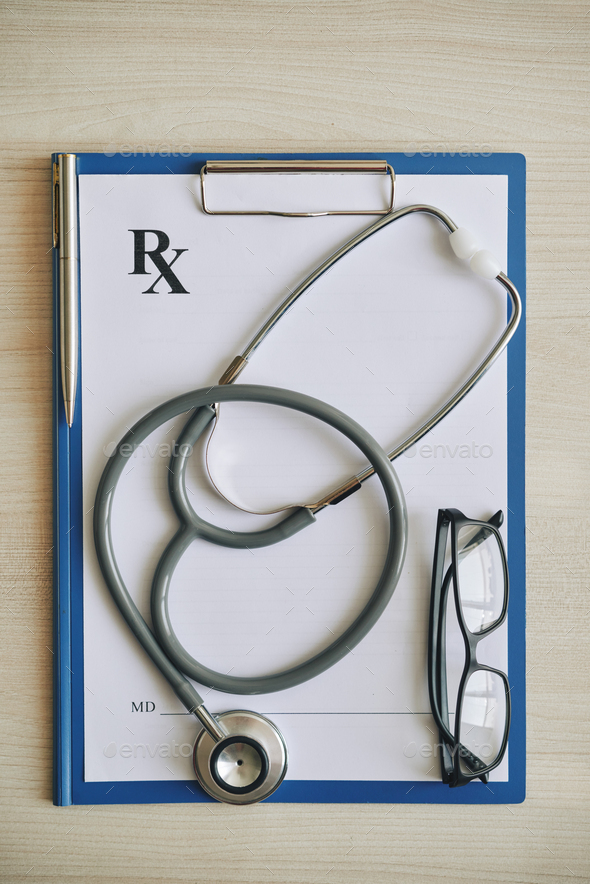 Belongings of general practitioner - Stock Photo - Images