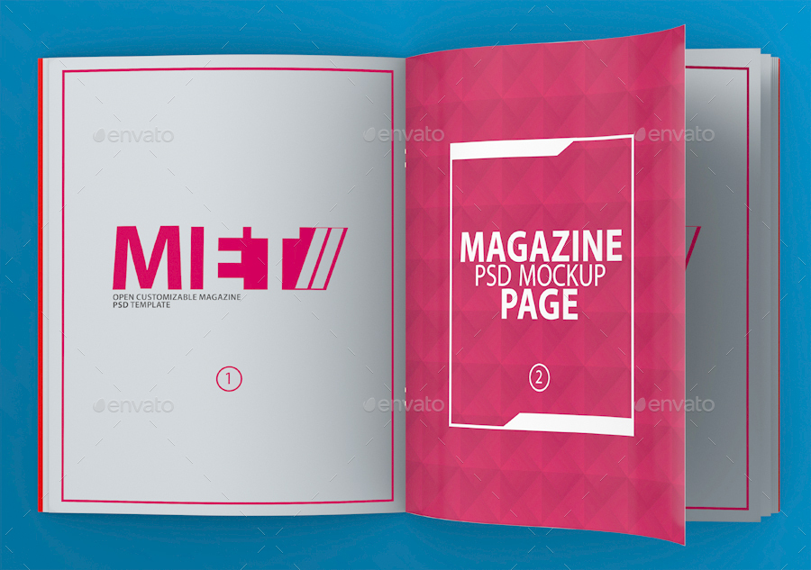 Open Magazine Mock Up Psds By Abdelrahmanel Masry Graphicriver 3376