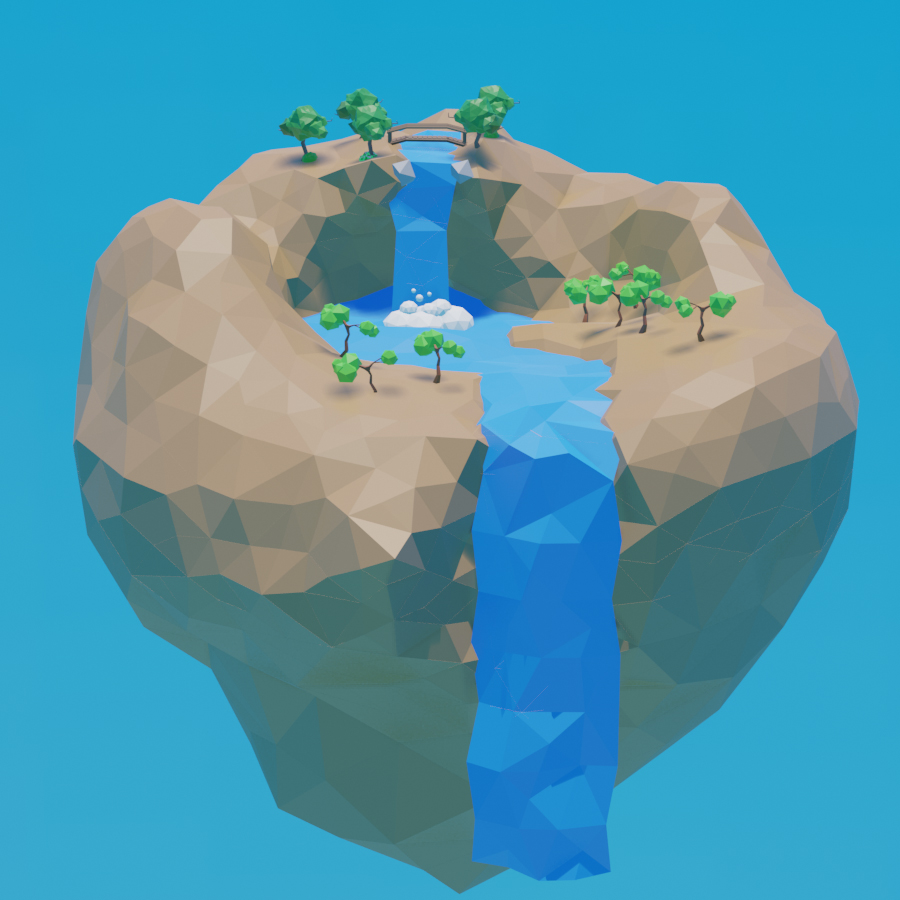 Low Poly Island by TH_design | 3DOcean