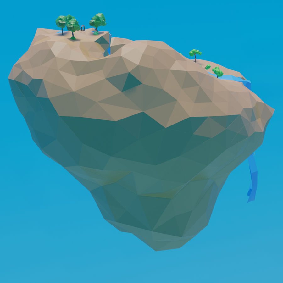 Low Poly Island by TH_design | 3DOcean