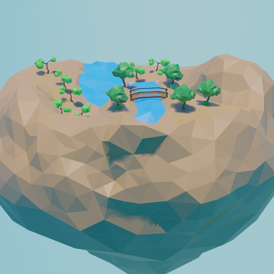 Low Poly Island by TH_design | 3DOcean