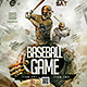 Flyer Baseball Game Template