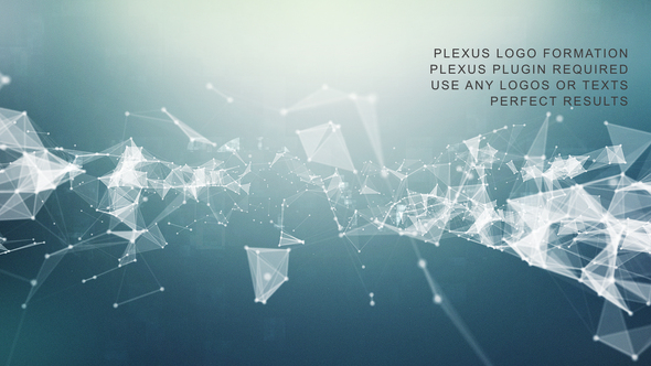 Plexus Logo Formation - VideoHive 24457858