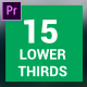 Lower Thirds For Premiere Pro