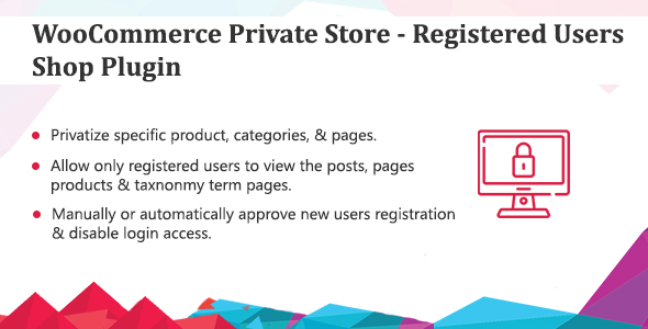 WooCommerce Private Store - Registered Users Shop Plugin