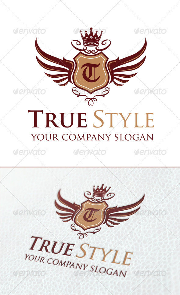 True Style Logo Template - Crests Logo Templates