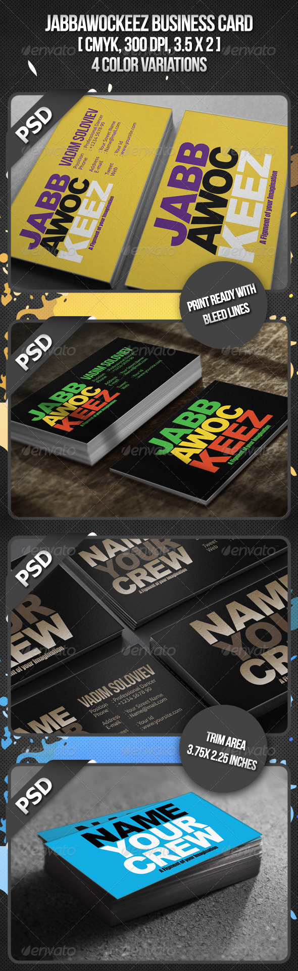Jabbawockeez Business Card - Creative Business Cards