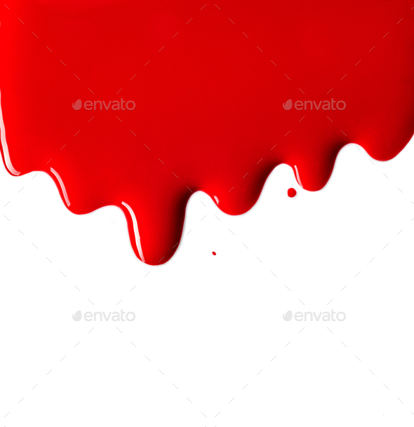 red nail polish - Stock Photo - Images