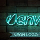 Neon Logo on the Wall - VideoHive Item for Sale