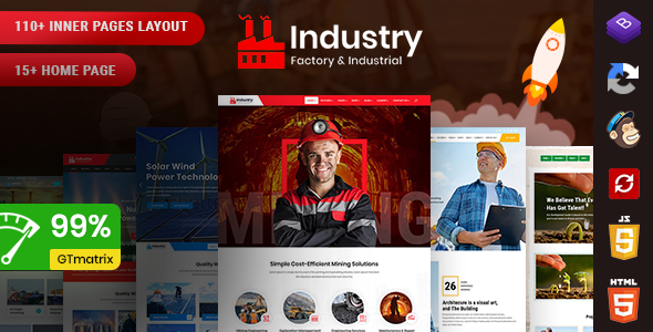 Industry - FactoryIndustrial - ThemeForest 24383179