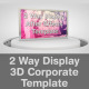 2 Way Display - 3D White Corporate Showcase - VideoHive Item for Sale