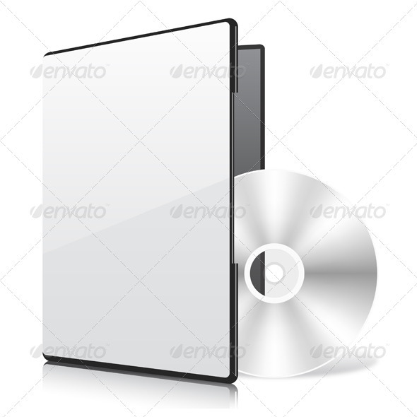 Blank Case and Disk - Miscellaneous Vectors