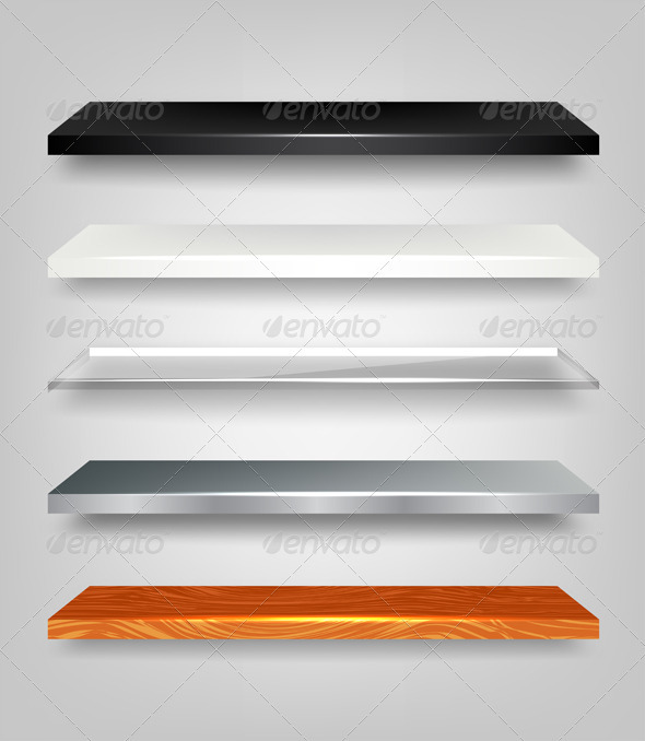 Shelves Set - Miscellaneous Vectors