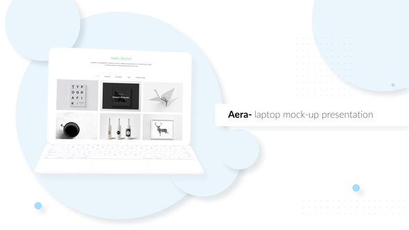 Aera- Laptop Mockup - VideoHive 24472283