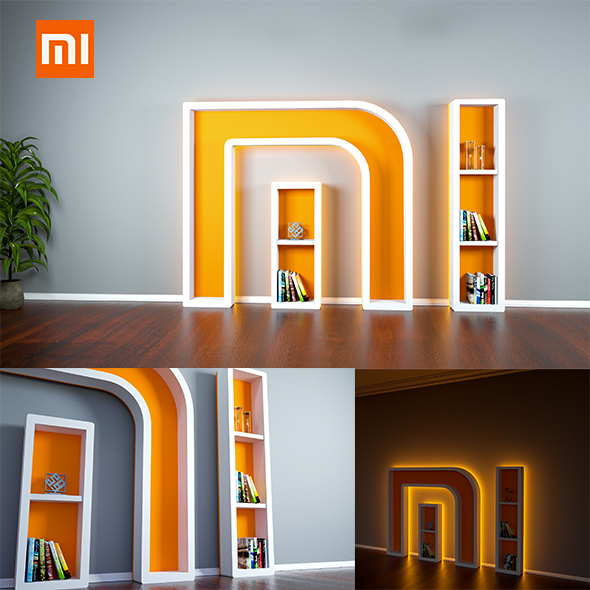 Xiaomi MI Bookshelf - 3Docean 24472513