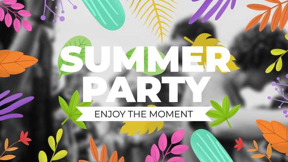Summer Title Elements - VideoHive 24473341