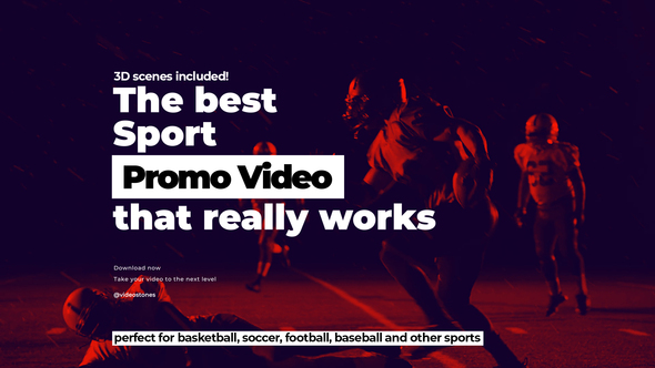 Sport Promo for Football & Basketball & Soccer