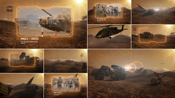 Desert War slideshow - VideoHive 24477262