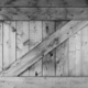 Small barn window shutter in black and white - PhotoDune Item for Sale