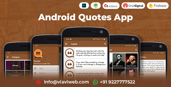 Android Quotes App - CodeCanyon 7496339