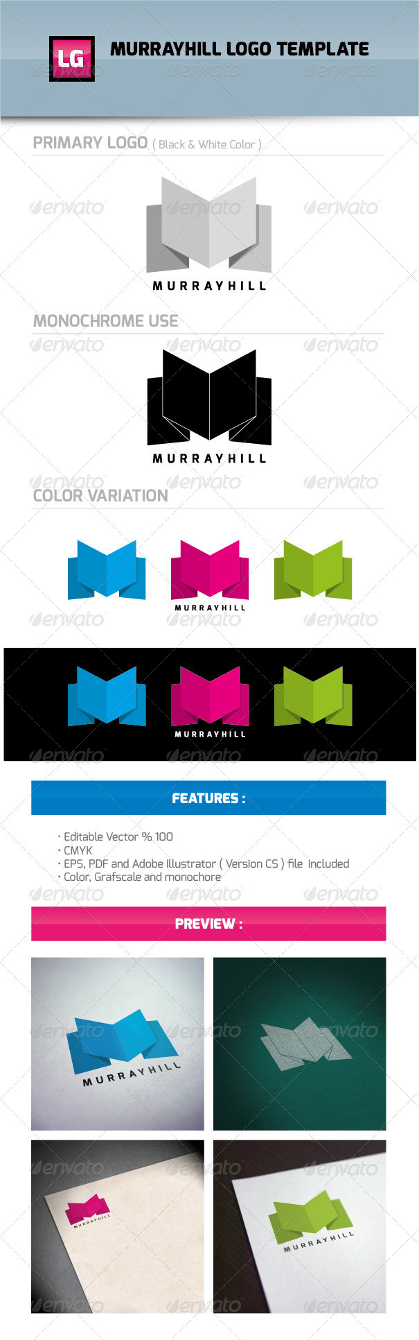 Vector Logo Template - Letters Logo Templates
