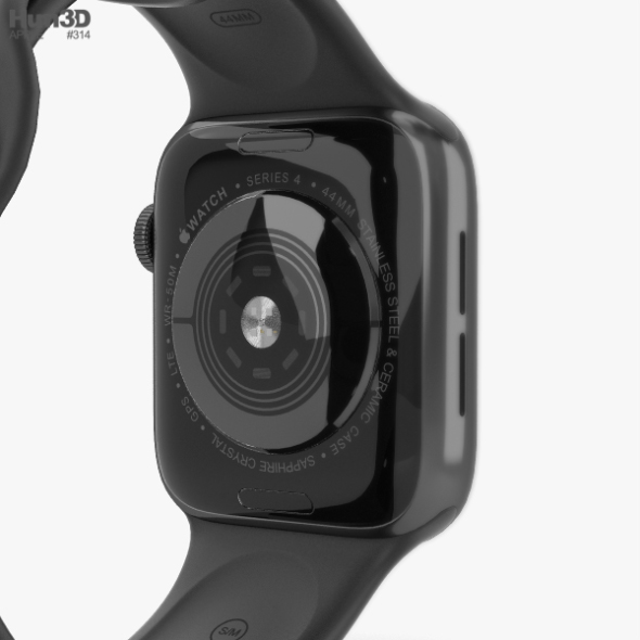 apple watch series 4 space black stainless steel 44mm