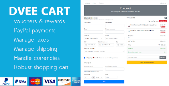 Dvee Cart: E-commerce - CodeCanyon 21369867