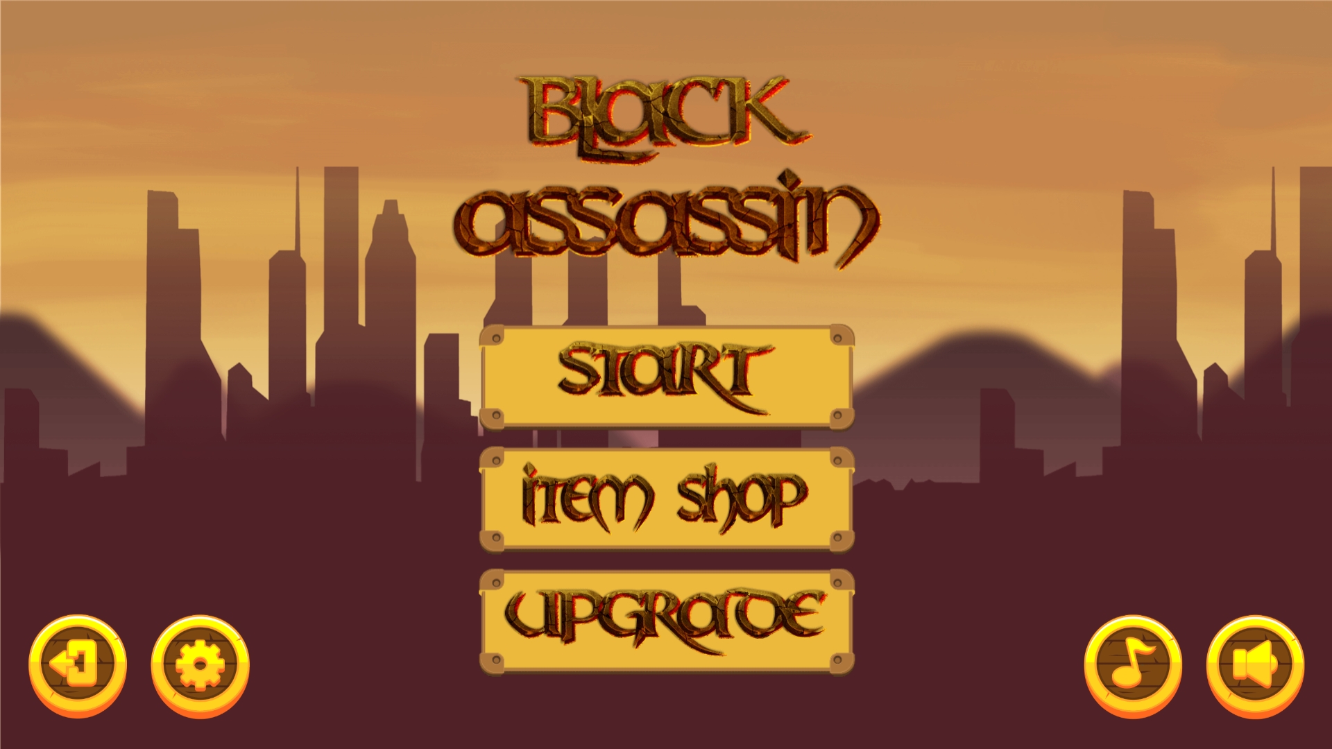 Black Assassin - HTML5 Game + Mobile Version (Construct 3 / C3P) - 1