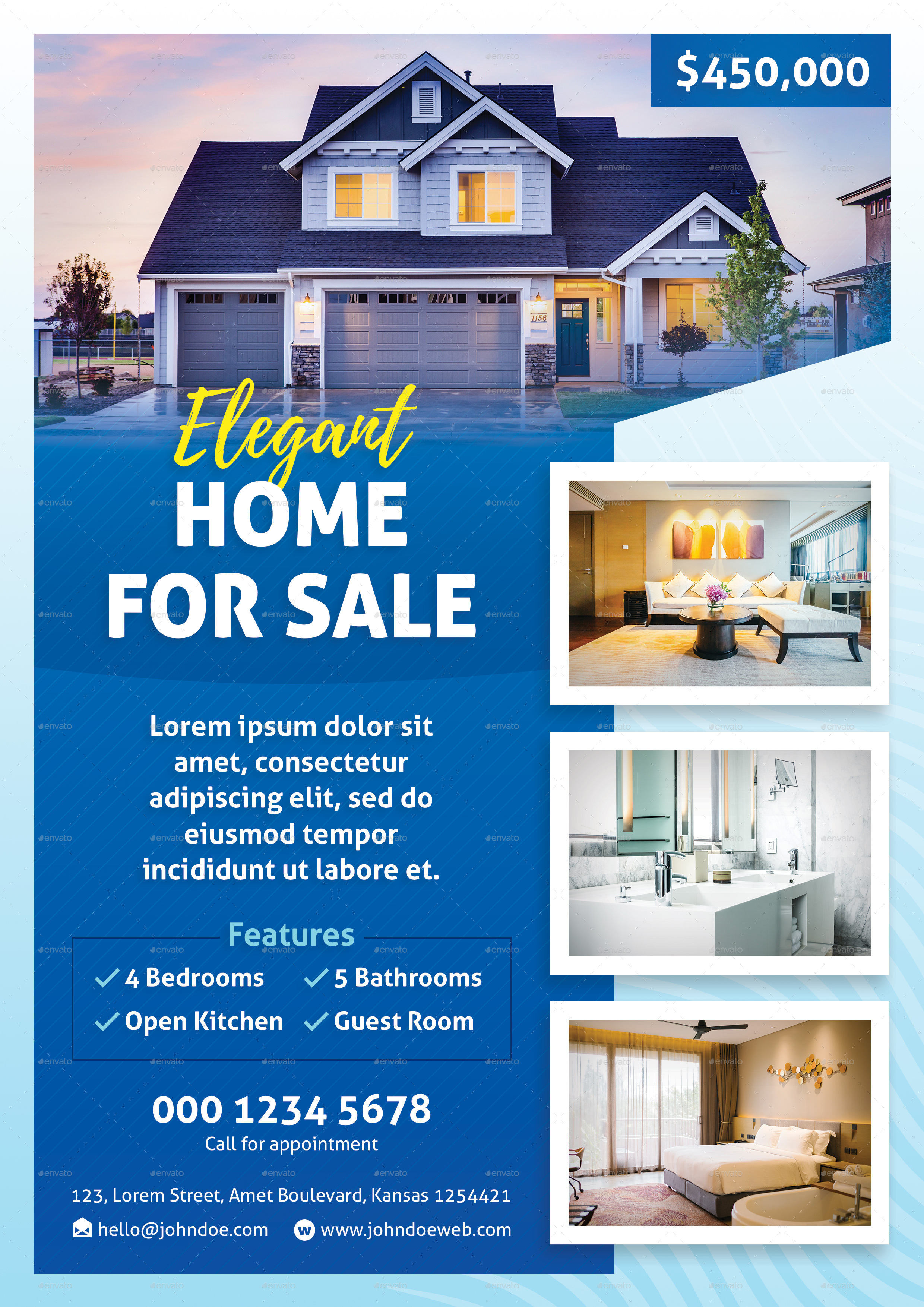 House Sale Flyer Throughout Home For Sale Flyer Template Free