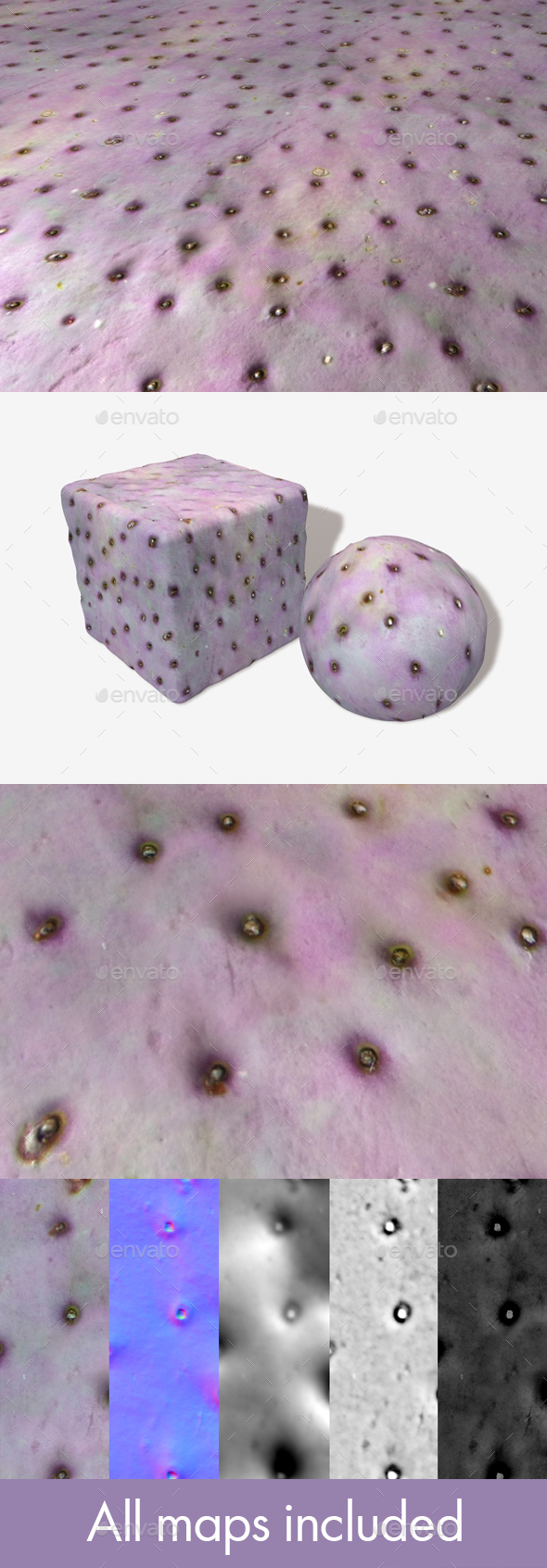 Pinky Purple Cactus - 3Docean 24486346
