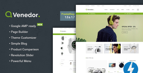 Venedor - Prestashop AMP Theme