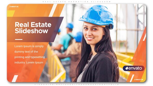 Real Estate Promotion Slideshow Video Displays template preview