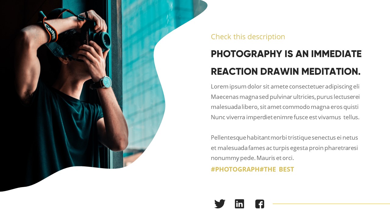 Tipograph - Photography Keynote Template, Presentation Templates ...