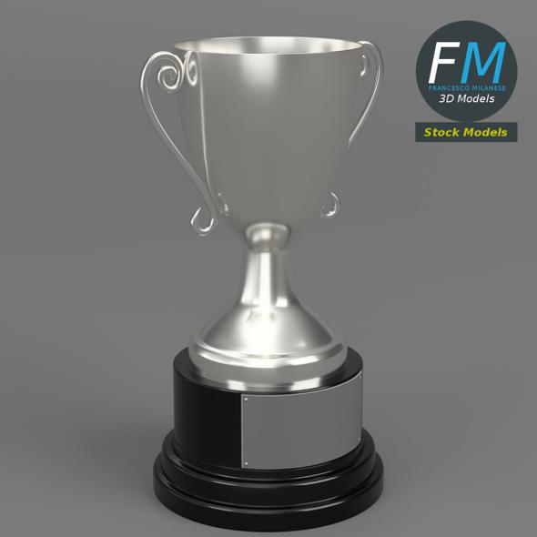 Silver trophy cup - 3Docean 24496081