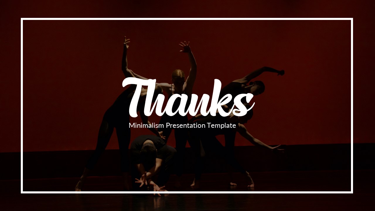 Dancers Minimalism Dance Google Slides Template by onelinerdesign