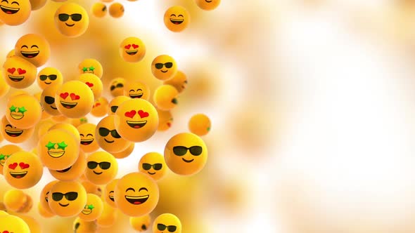 Floating Emojis Pack Of 3