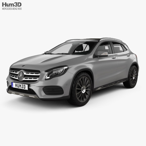 Mercedes Benz Gla Class Amg Line With Hq Interior 17 By Humster3d