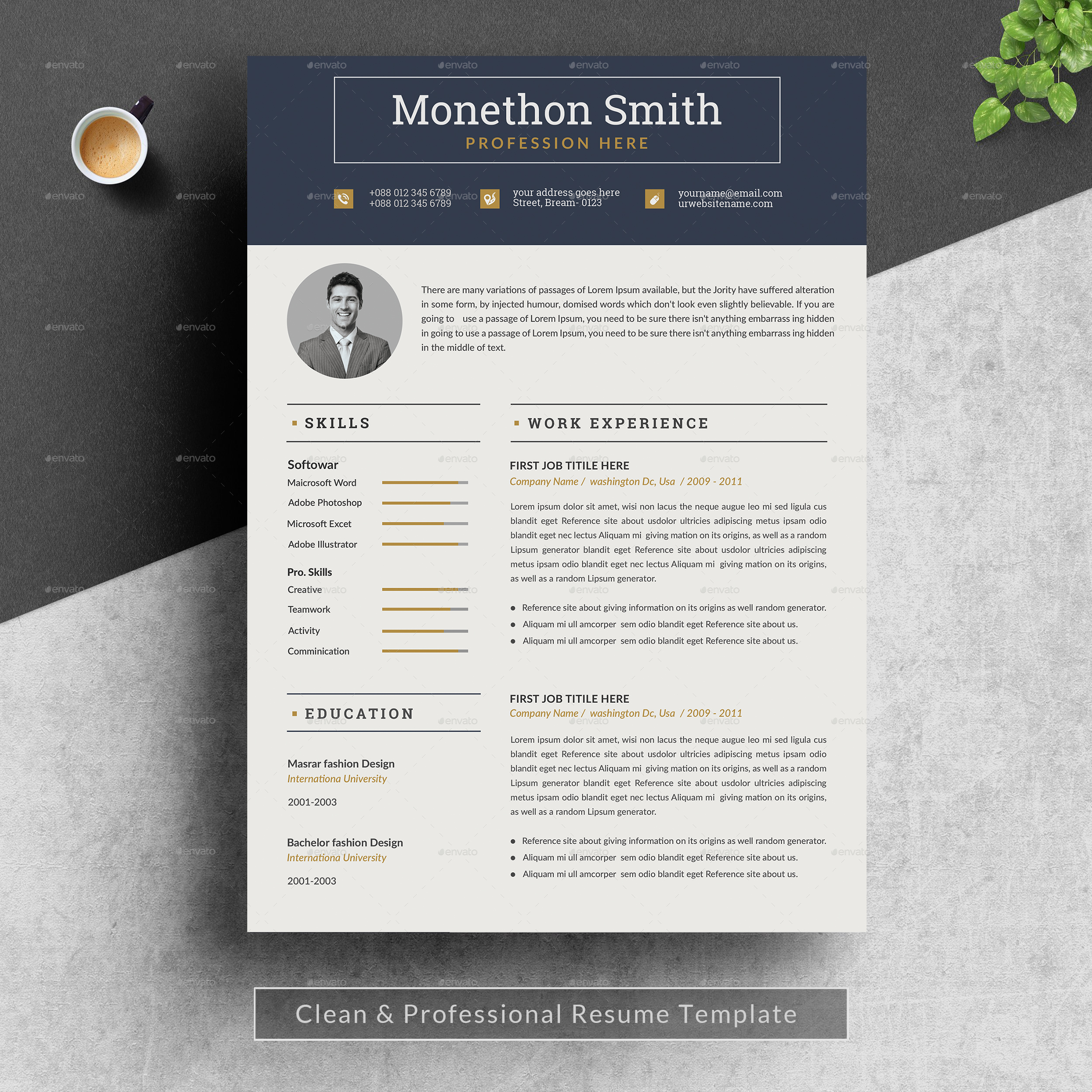 Resume, Print Templates | GraphicRiver