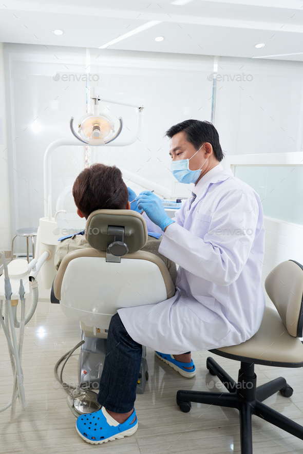 Teeth check-up - Stock Photo - Images