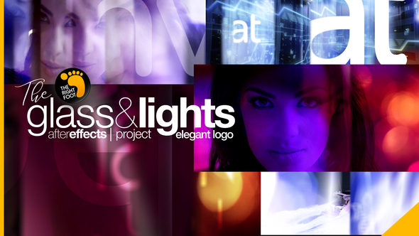 Glass & Lights Elegant Logo