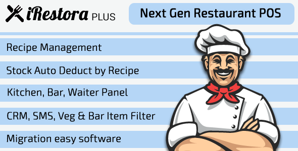 iRestora PLUS – Next Gen Restaurant POS